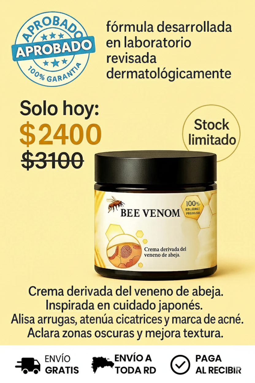 Crema de Veneno de Abejas