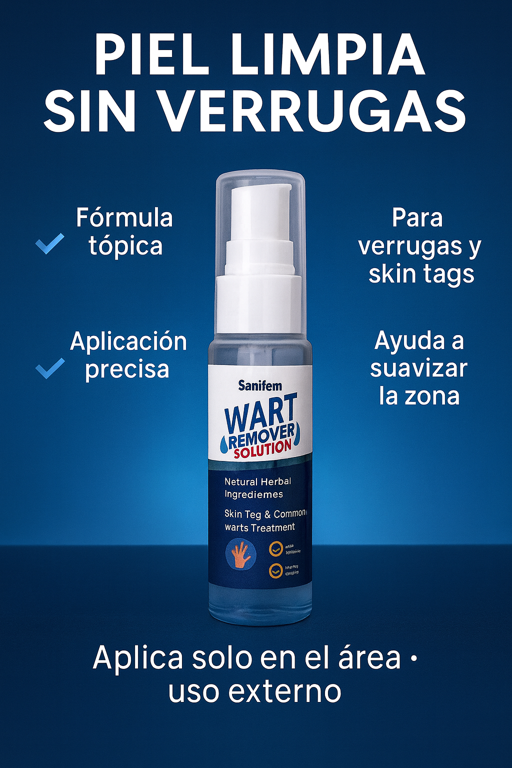 Solución para Verrugas Rápida