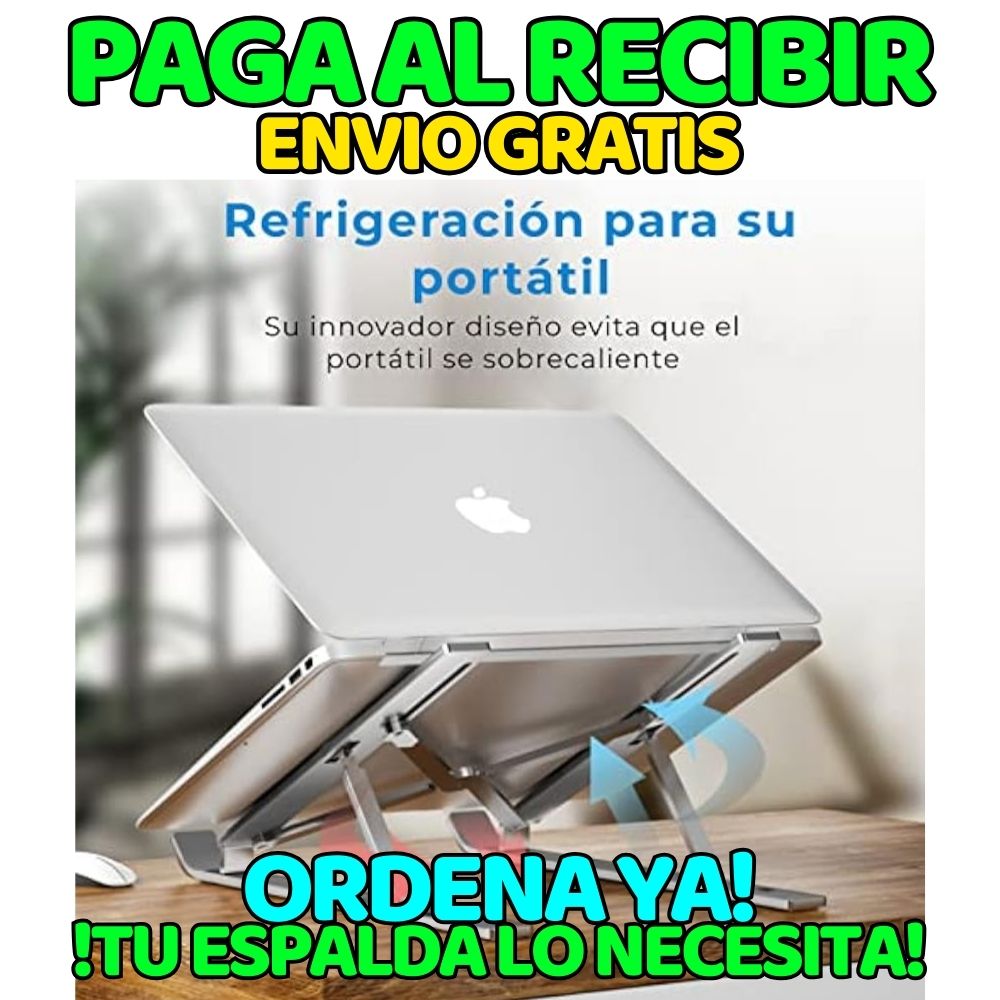 ✨¡Trabaja con comodidad y estilo!💻con el Soporte para Computadora Portátil