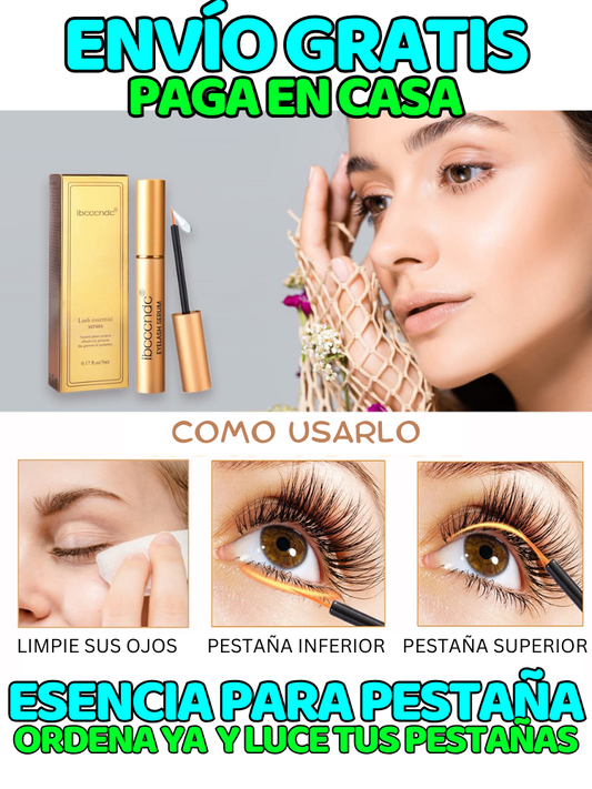 ¡Luce pestañas más largas y voluminosas con el Sérum Esencia para Pestañas de ibcccndc®! 🌟👁️