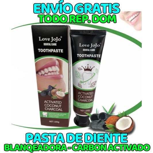 Pasta Dental con Carbón Activado y Coco