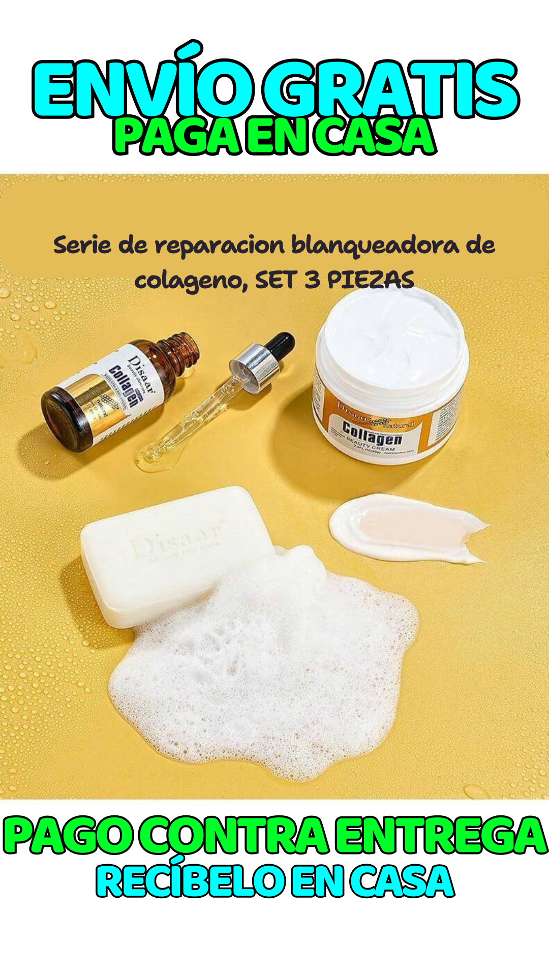 ¡Recupera la Juventud de tu Piel con el Set Nutritivo de Colágeno!🌟💧