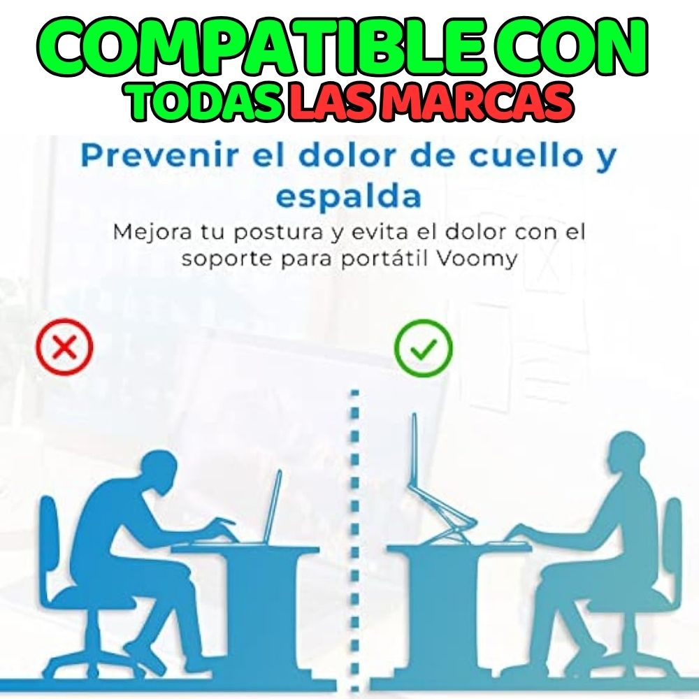 ✨¡Trabaja con comodidad y estilo!💻con el Soporte para Computadora Portátil