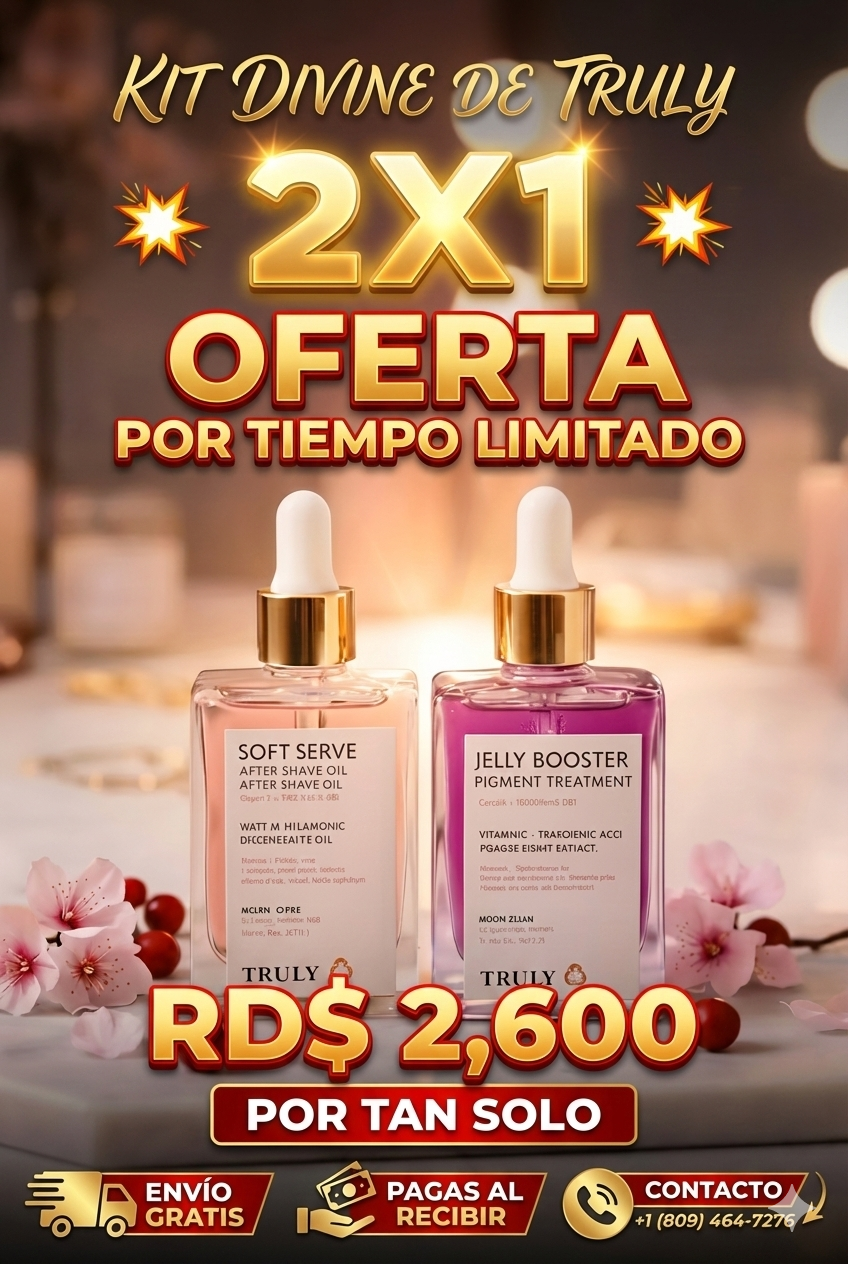 KIT TRULY + HIDRATANTE (ROSADO Y MORADO)