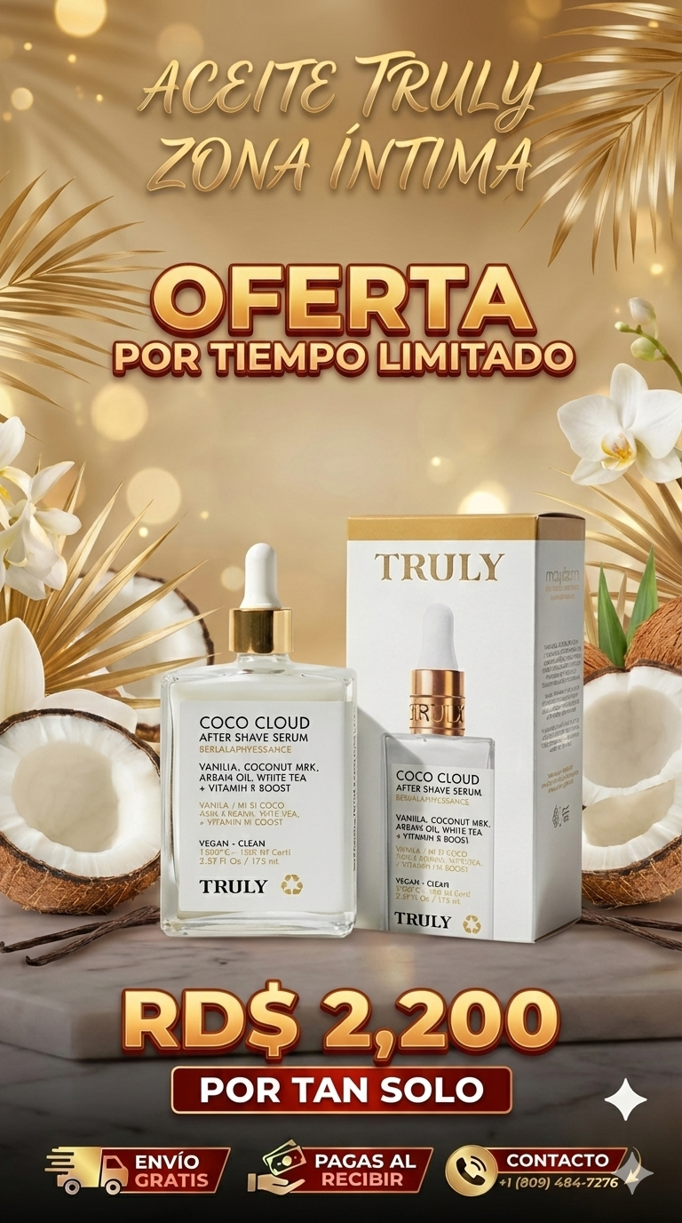 TRULY AFTER SHAVE - SERUM COCO CLOUD 100ML