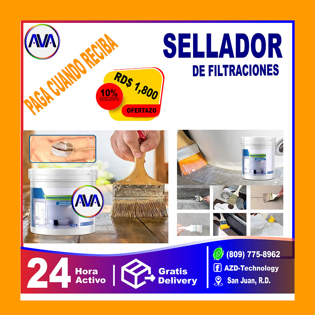 ¡Compra Ahora y Olvídate de las Fugas, Protege tu Techo con Nuestro Sellador de Pasta Impermeable!