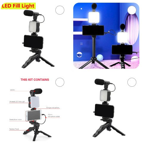 ¡Graba videos de manera fácil y rápida con nuestro kit de vlogueo! Ideal para vloggers y creadores de contenido.