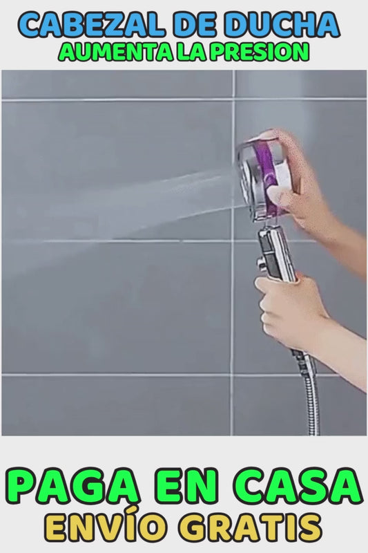 ¡Transforma tu ducha en una experiencia de spa con nuestro Cabezal de Ducha Regadera tipo Spa Turbocharged!