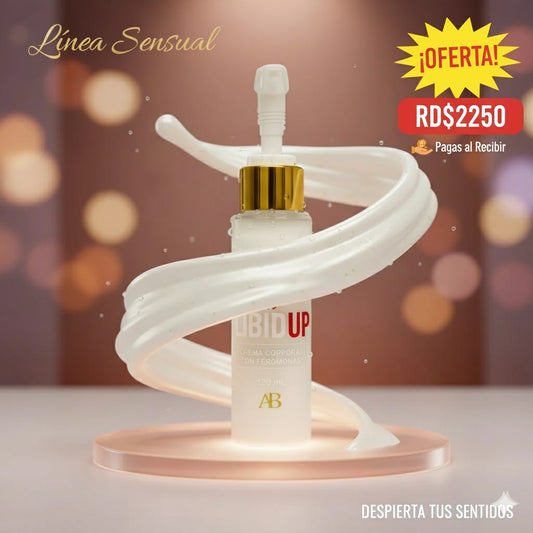 CREMA CORPORAL CON FEROMONAS LIBIDUP 120ML (MUJER)